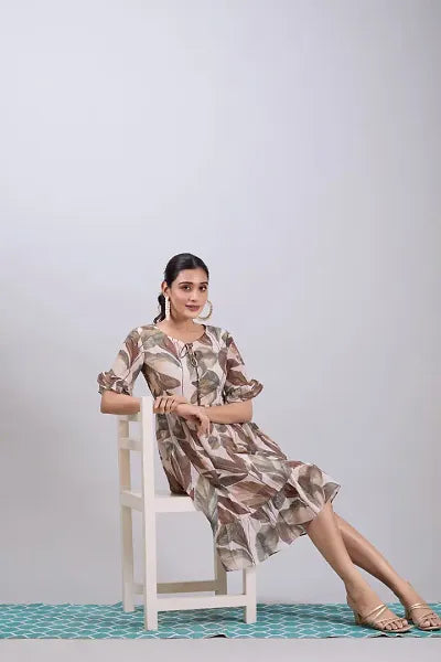 Stylish Multicoloured Georgette Dresses For Women