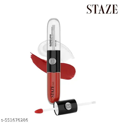Staze 9to9 Gloss Lock 2-in-1 Liquid Lip Gloss 06 I'M Feisty  7g