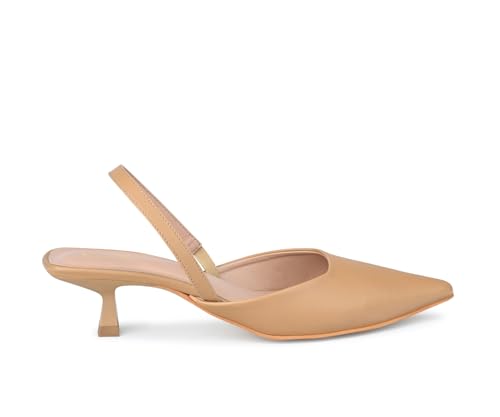 LOUIS STITCH Women’s Brown Stiletto Heel Sandals | Comfortable Close Toe Sandal | LSOF-FI11-PTAS | UK-8