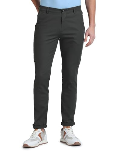 Arrow Men's Skinny Pants (ASAHTR2516_Grey