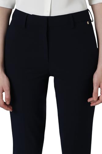 Van Heusen Women's Slim Casual Pants (VWTFFTRF251424_Navy