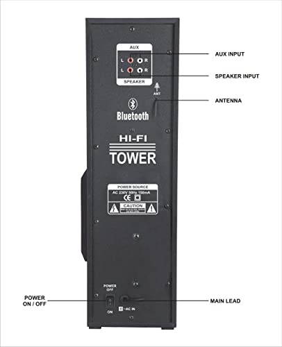 TRONICA TR-1501 Auxiliary, Bluetooth Deep Bass Home Theater with Subwoofer 2.1 Channel with 55W Premium Signature Sound, Multiple Connectivity Modes, Master Remote and Sleek Finish (Black)