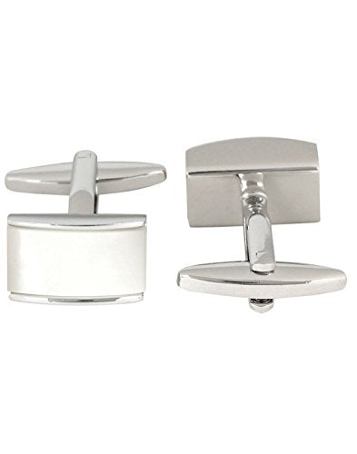 Peluche Natural Mother of Pearl Stone (Semi-precious) Cufflinks for Men