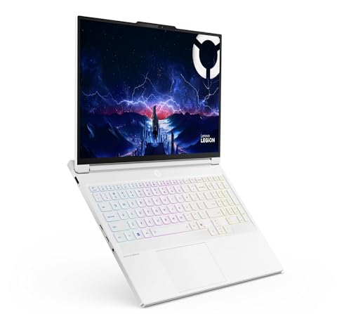 Lenovo Legion 7 2025 Intel Core Ultra 9 275HX| NVIDIA RTX 5070 8GB (32GB RAM/1TB SSD/WQXGA OLED/240Hz/16(40.64cm)/Windows 11/Office 2024+AI Now/White/2.0Kg), 83KY001GIN AI Powered Gaming Laptop