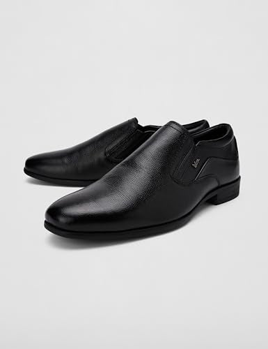 Lee Cooper Men's LC7145E Leather Formal Shoes_Black_40EU