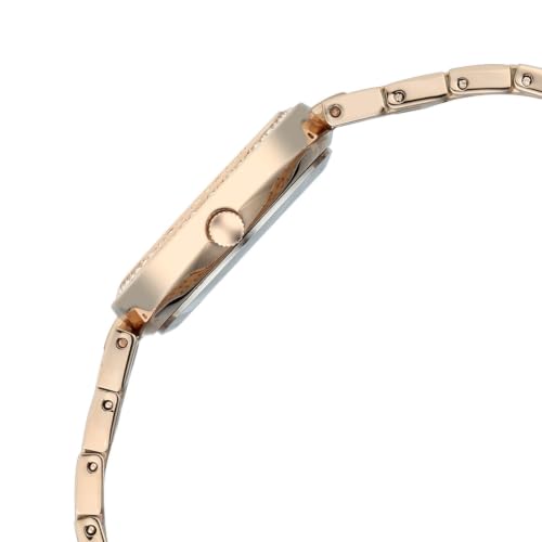 Titan Raga Showstopper 5.0 Quartz 3 Hands Round White MOP Dial, Rose Gold Strap Watch for Women - 95463WM01
