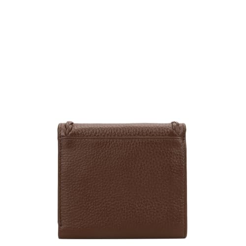 Da Milano Premium Leather Wallet for Women | Multi Compartment Travel Wallet - Mocha Brown (10583)