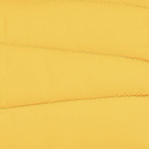 Pepe Jeans Polyester Men's A-Line Coat (PM402949_Yellow, Long Length, Small