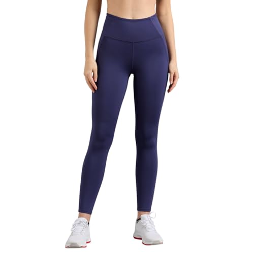 Skechers Women's Skinny Leggings (LG42-NVPR_Navy/Purple