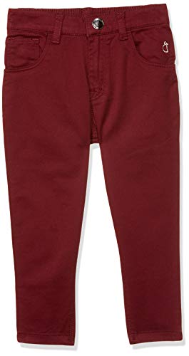 Gini & Jony Baby-Girl's Regular fit Jeggings (121246520916 Tony Port(C464)_18_Red
