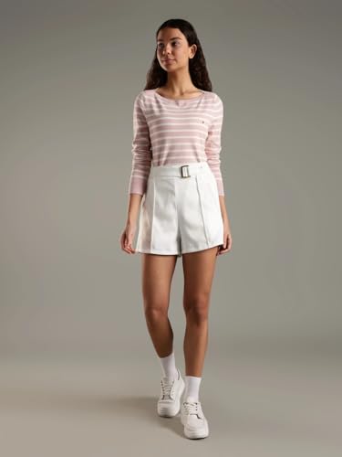 Tommy Hilfiger Regular Fit Cotton Boat Neck Sweater