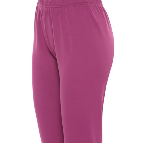 Biba Women Plum Cotton A-Line Suit Set_40