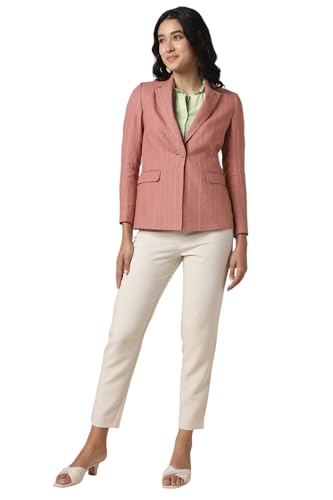 Allen Solly Women's Blazer (AHBZERGP041981_Pink