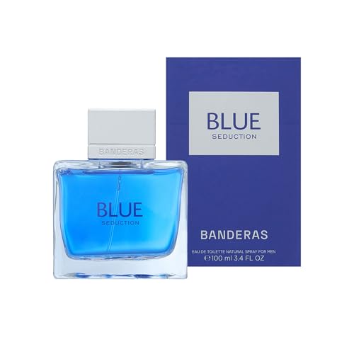 Antonio Banderas Blue Seduction Eau de Toilette for Men | Aromatic Citrus Fragrance | 100ml