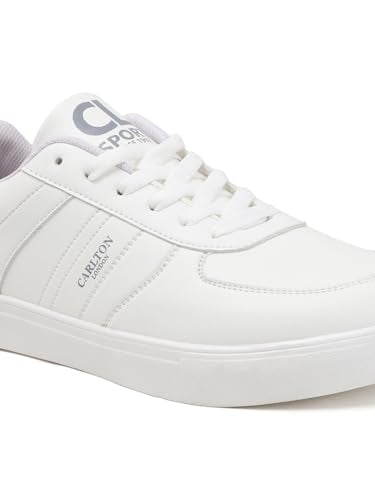 Carlton London Men Sneaker,White,UK-8