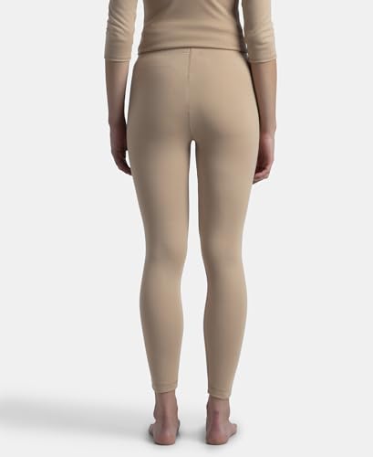 Jockey 2544 Women's Super Combed Cotton Rich Brushed Fabric Thermal Leggings with StayWarm Technology_Skin_M