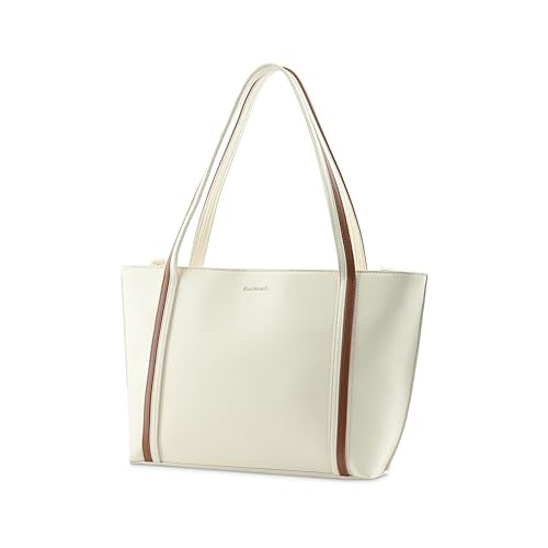 Fastrack Everyday Essential Laptop Tote | Faux-Leather Women's Handbags | Laptop Compatible | Comes with a Key-Leash| Ladies Purse Handbag | Tote for Casual Carry