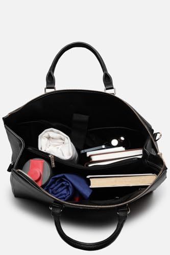 Allen Solly Womens embroidered black HANDBAG