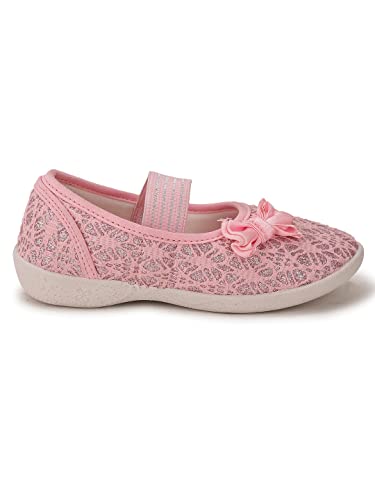Bubblegummers Girls Slip-on Ballet Flat - Pink (9 UK) (3115241)