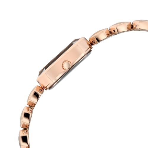 Fastrack Vyb Celeste Quartz Analog 3 Hands Light Green Dial Rose Gold Alloy Strap Watch for Girls - FV60063WM02W