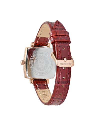 Anne Klein Women's AK-5620RGBY Analog Watch with Leather Band