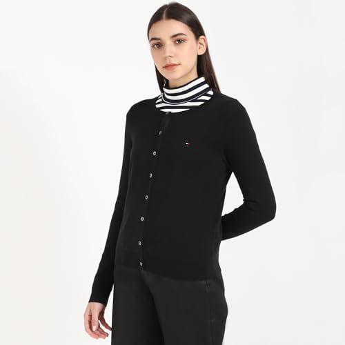 Tommy Hilfiger Womens Black Color Sweater (XS)