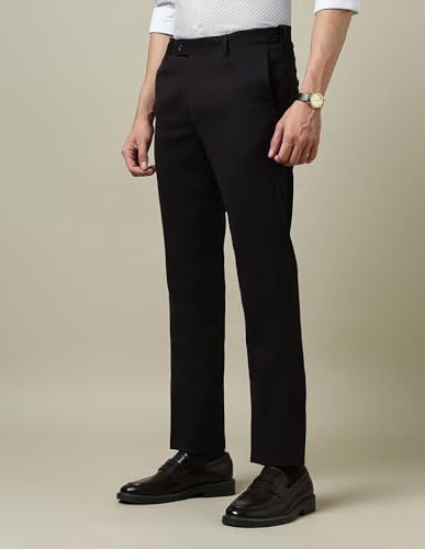 Arrow Men's Heathered Dobby 1851 Trousers (ARAKTR2145_Brown_40)