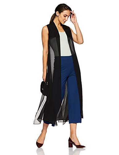 W for Woman Women's Cape Gilet (16AU32412-64805_Black_8)