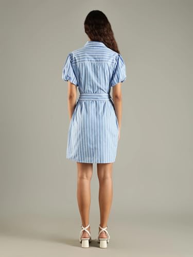 Tommy Hilfiger Cotton Spread Collar Shirt Dress