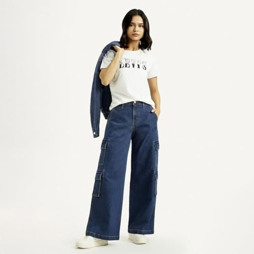 Levis Women Baggy Mid Rise Jeans, 2054, 30