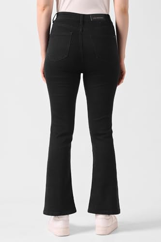 Women Black Dark Wash Jeans