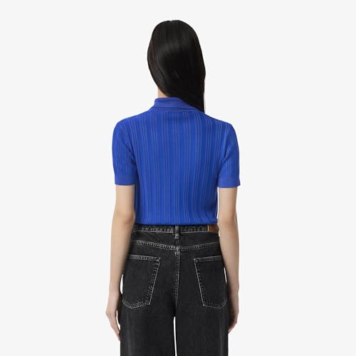 Lacoste Women's Polyester Blend Modern Sweaters (AF4142C4X_Blue-C4X_36)
