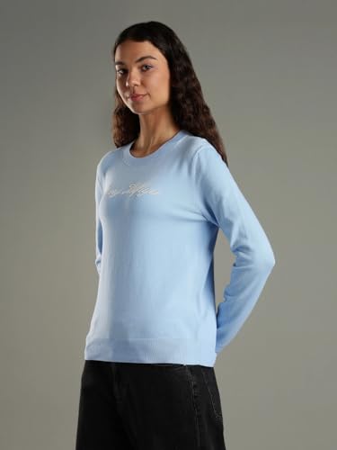 Tommy Hilfiger Regular Fit Cotton Round Neck Sweater