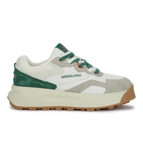 Woodland Women White/LGREY Sneakers