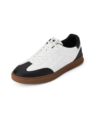 Louis Philippe_Mens_Casual_White & Black_Shoes_LYSSNSSFL10287_43