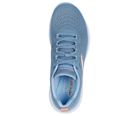 Skechers Women Flex Appeal 5.0 Off White Lace Up Casual Sneakers