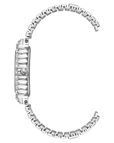 Anne Klein Women's Analog Watch, Silver-Tone Stainless Steel Bracelet | Mother-of-Pearl Dial