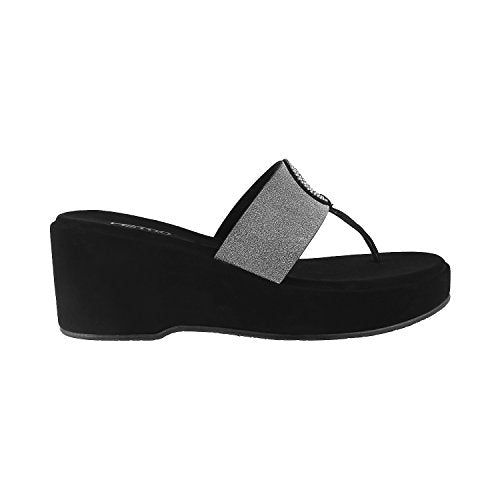Metro Womens Synthetic Black Slip Ons (Size (7 UK (40 EU))