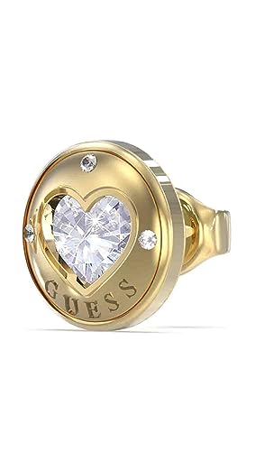 GUESS Rolling Hearts Gold-Plated Stainless Steel Earrings For Women | Hypoallergenic | Lightweight & Durable | Perfect For Gifting
