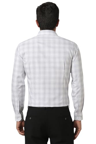 Van Heusen Men's Slim Fit Shirt (VHSFBSLBV89699_White