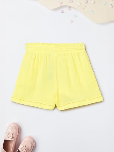 Max Girl's Bermuda Shorts (M25ECO16_Yellow