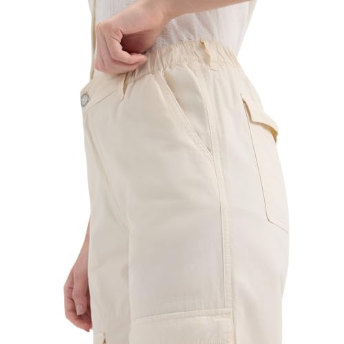 Pepe Jeans Women's Loose Pants (PL211854_Ecru White