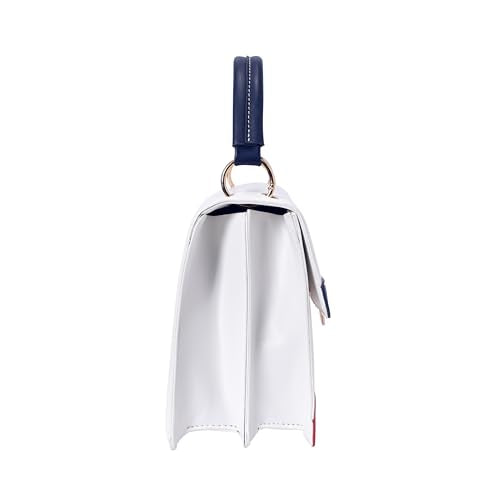 Lino Perros Women's White Sachtel Polyurethane Bag