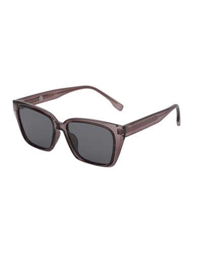 Carlton London Brown Toned with Polarised Lens Rectangle Sunglass for women