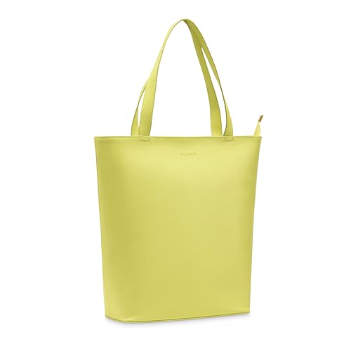 Fastrack Solid Structured Tote Bag for Women, Ladies and Girls | With Zipper Closure and Dual Handles