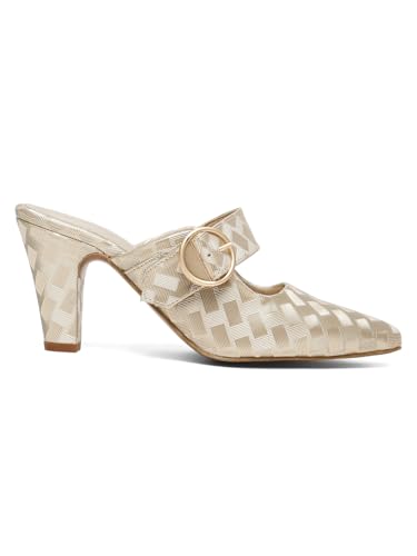Flat n Heels Womens Gold Pumps FnH 2784-GD