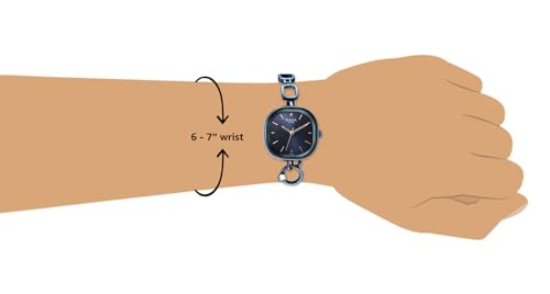 Titan Raga Delight Blue Dial Analog Metal Strap Watch for Women-NS2693QM01/NT2693QM01