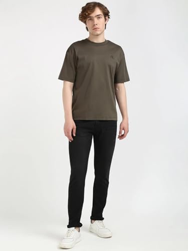 Calvin Klein Jeans Men's Tapered Jeans (J3264171BY_Washed Black