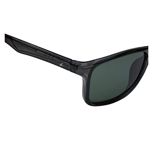 Fastrack Sunglasses |Rectangle Green |Polarised | Large