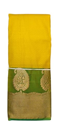 SREE KUMARAN Women's Kanchipuram Kubera Silk Pure Pattu Sarees With Blouse 1